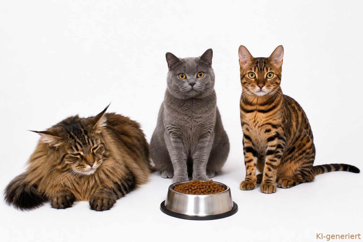 Trockenfutter und Feuchtfutter für ältere Katzen - Seniorfutter