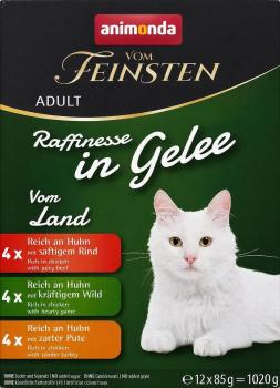 Animonda vom Feinsten Raffinesse vom Land - 24 x 85 g Feuchtfutter für ausgewachsene Katzen