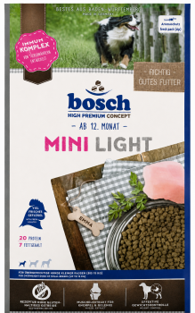 Bosch Mini Light Trockenfutter für Hunde kleiner Rassen 1 kg - futterbox.shop