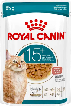Royal Canin Ageing 15+ in Soße- Feuchtfutter für Katzen ab 15 Jahren