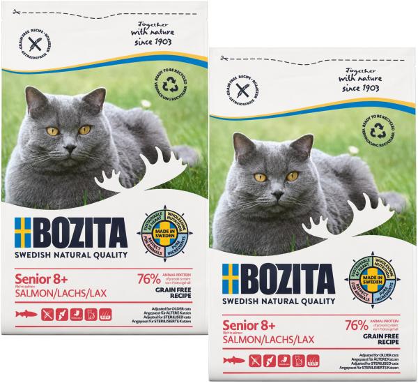 Bozita Senior 8+ mit Lachs - 2 x 10 kg