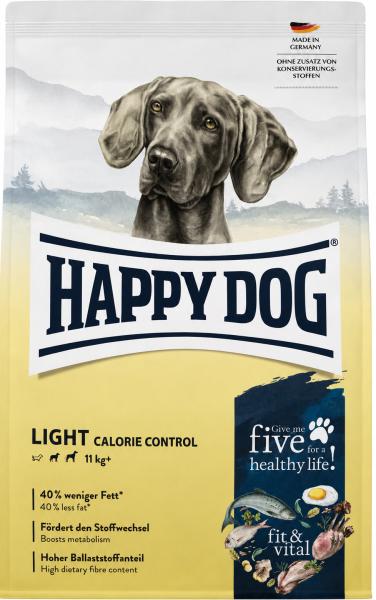 Happy Dog Light Calorie Control - 12 kg - Trockenfutter für Hunde ab 11 kg Gewicht, die zu Übergewicht neigen