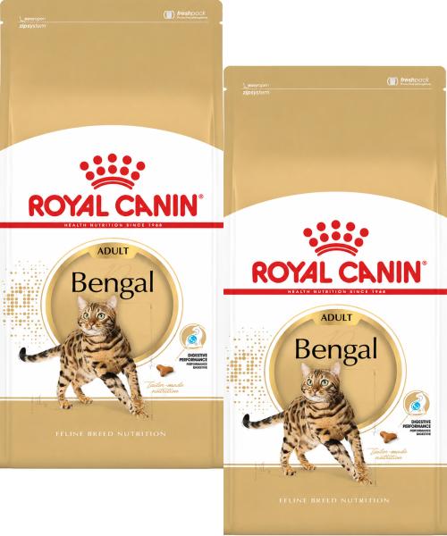 Royal Canin Bengal - 2 x 2 kg - Trockenfutter speziell für Bengalkatzen