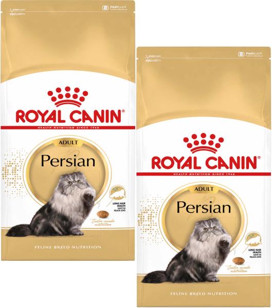 Royal Canin Persian Adult - 2 x 10 kgg - Trockenfutter speziell für Perser-Katzen