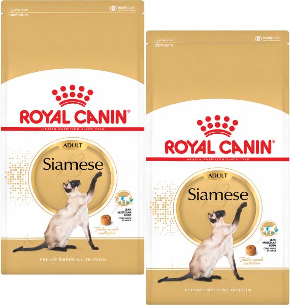 Royal Canin Siamese - 2 x 10 kg - Trockenfutter speziell für Siamkatzen